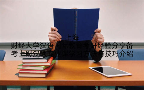 上海财经大学汉语国际教育考研经验分享备考上财汉硕专业课学习方法与技巧介绍