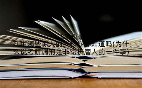 22届调剂中哪些惊人的操作你都知道吗(为什么说考研调剂是非常折磨人的一件事)