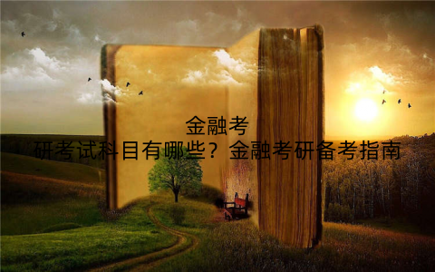 金融考研考试科目有哪些？金融考研备考指南