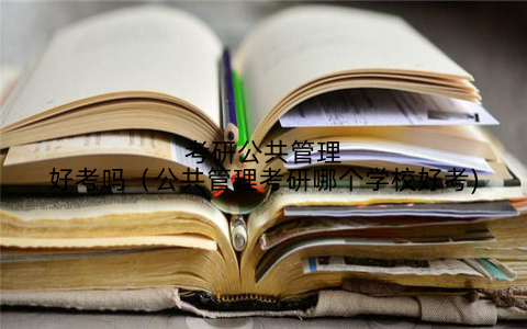考研公共管理好考吗（公共管理考研哪个学校好考)