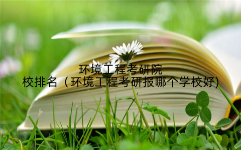 环境工程考研院校排名（环境工程考研报哪个学校好)
