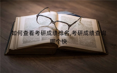 如何查看考研成绩排名,考研成绩查询哪个快