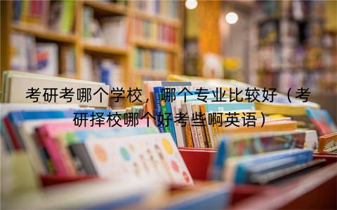 考研考哪个学校，哪个专业比较好（考研择校哪个好考些啊英语）