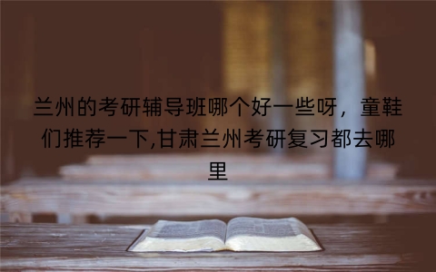 兰州的考研辅导班哪个好一些呀，童鞋们推荐一下,甘肃兰州考研复习都去哪里