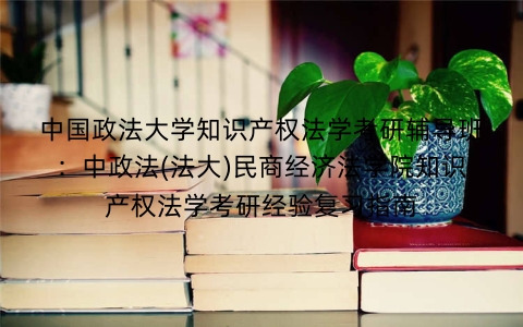 中国政法大学知识产权法学考研辅导班:中政法(法大)民商经济法学院知识产权法学考研经验复习指南