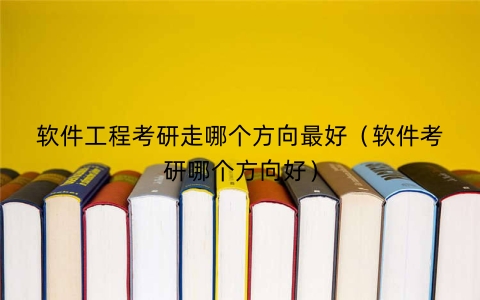 软件工程考研走哪个方向最好（软件考研哪个方向好）