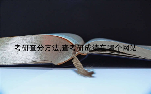 考研查分方法,查考研成绩在哪个网站