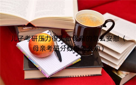 儿子考研压力很大做母亲的怎么安慰（母亲考研分数低怎么劝）